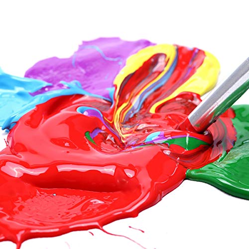 GOTIDEAL Acrylic Paint Titanium White Tubes(250ml, 8.79 oz) Non Toxic Non Fading,Rich Pigments for Painters, Adults & Kids, Ideal for Canvas Wood Clay Fabric Ceramic Craft Supplies - Image 5