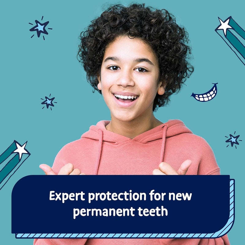 Aquafresh Advance 912 Kids Toothpaste for Grownup Kids Lasting Protection for New Permanent Teeth 75ml - Image 5