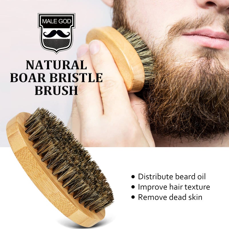 MALE GOD Beard Kit w/Natural Ingredients, Men's Shaving & Grooming Sets, Birthday Gifts | Anniversary | Christmas Gifts | Mens Stocking Stuffers | Gifts for Men, Him, Husband, Boyfriend, Dad, Friends - Image 4