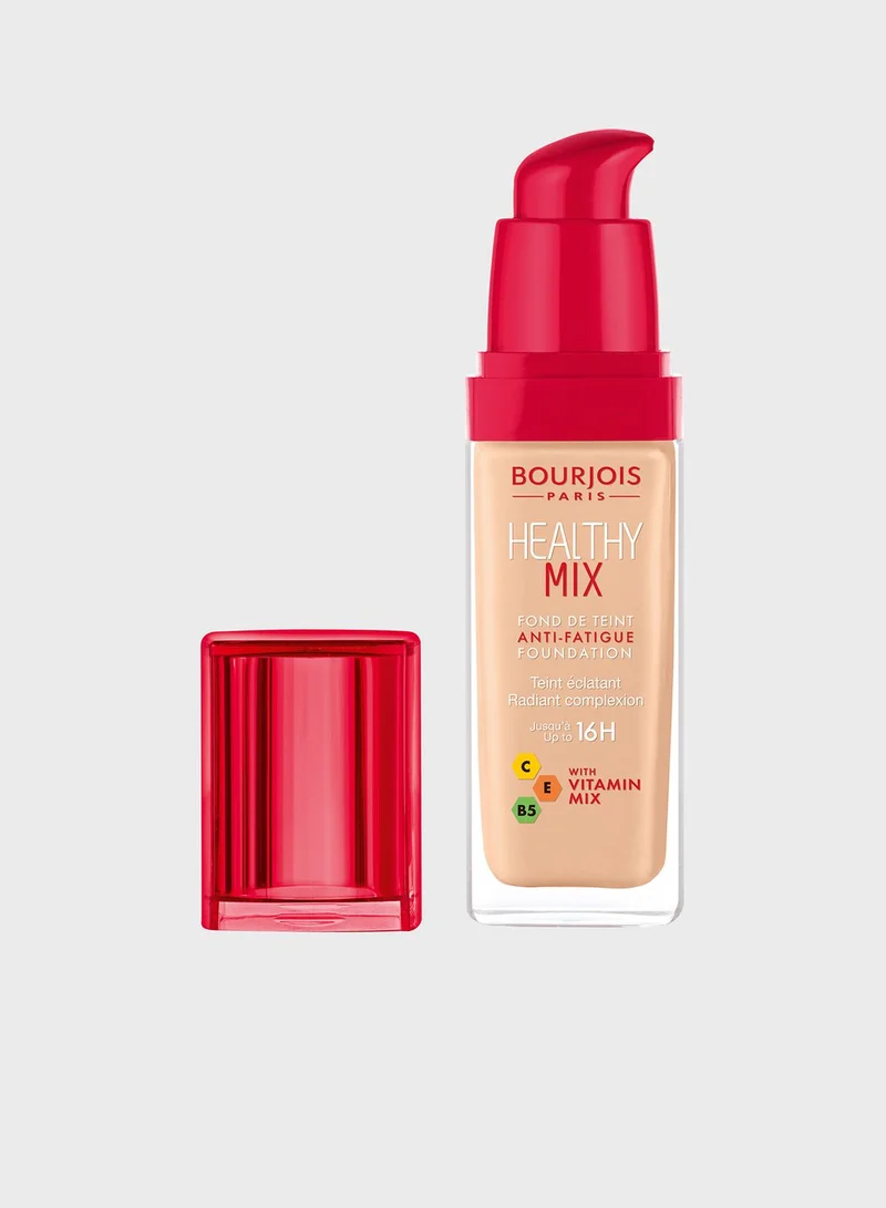 BOURJOIS PARIS Healthy Mix Anti-Fatigue Foundation 52.5 Rose Beige