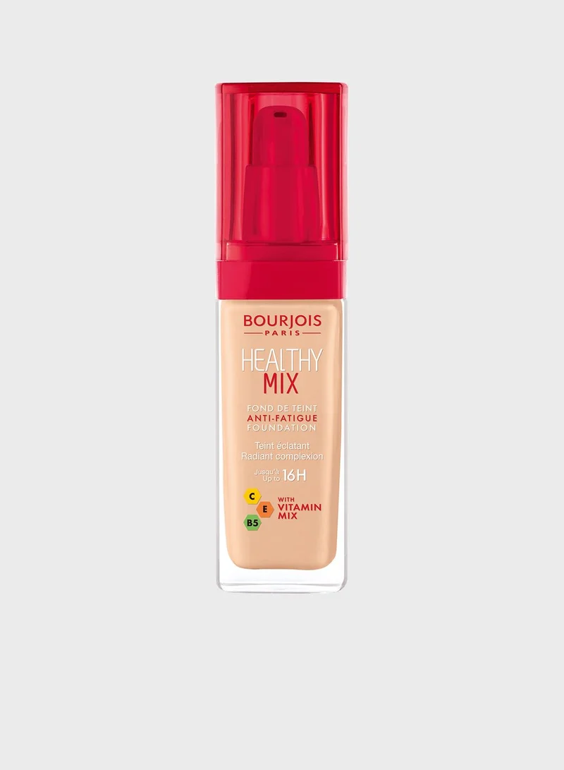 BOURJOIS PARIS Healthy Mix Anti-Fatigue Foundation 52.5 Rose Beige