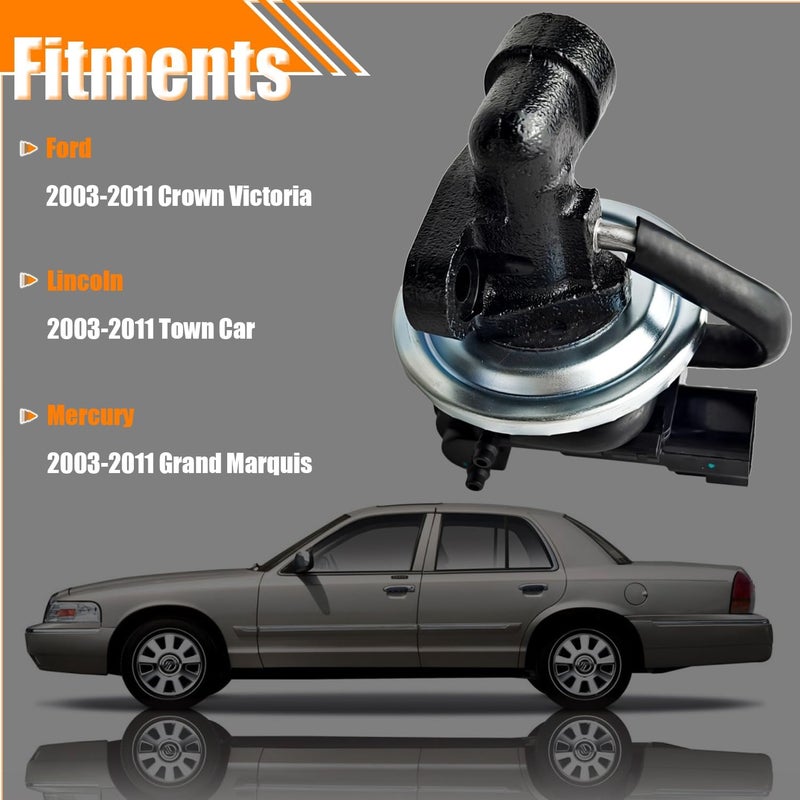 Quivimoro صمام EGR EGV1042 لسيارات كراون فيكتوريا 2003-2011، لينكولن تاون كار، غراند ماركيز - Image 2