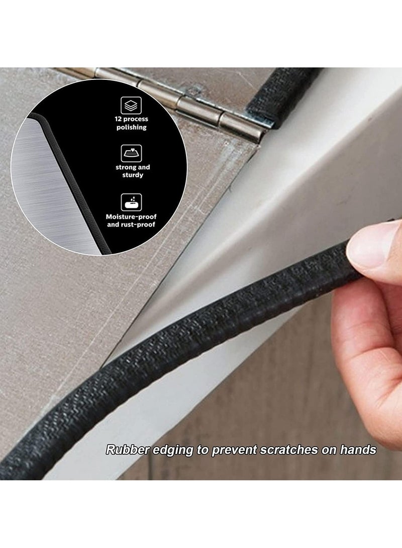 Arabest Grease Splatter Guard, Foldable Stainless Steel Oil Splatter Screens for Frying Pan, Nonstick Oil Splash Insulation Board Oil Splatter Guard Stove Heat Insulation Board for Cooking (4 Sided) - Image 5