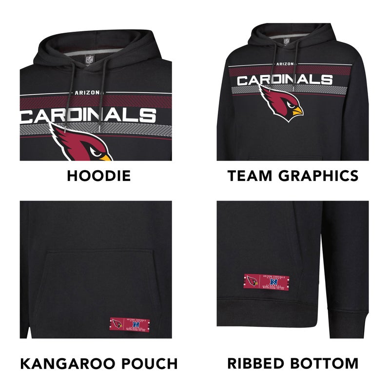 Ultra Game NFL Official Adults Super Soft Pullover Hoodie Sweatshirt - Warm Polyester Blend - Unisex, San Francisco 49ers, Black, Small - Image 3