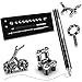 LARAH Black Fidget Pen Toy Sensory Tool EDC Fidgeting Game for Adults Cool Gadget Best for Stress and Anxiety Relief and Kill TimeNovelty Gifts for Teen and Adults - Image 3