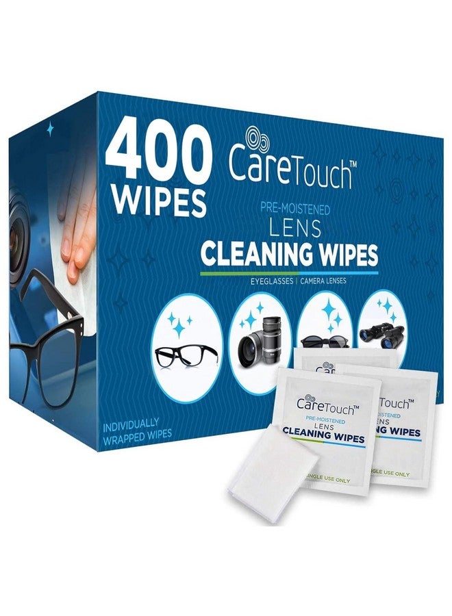 Care Touch Care Touch Glasses Wipes, 400ct - Lens Cleaning Wipes for Eyeglasses, Eyeglass Individually Wrapped, Cleaner Lenses Glasses&Optical Lens, Disposable - Image 1