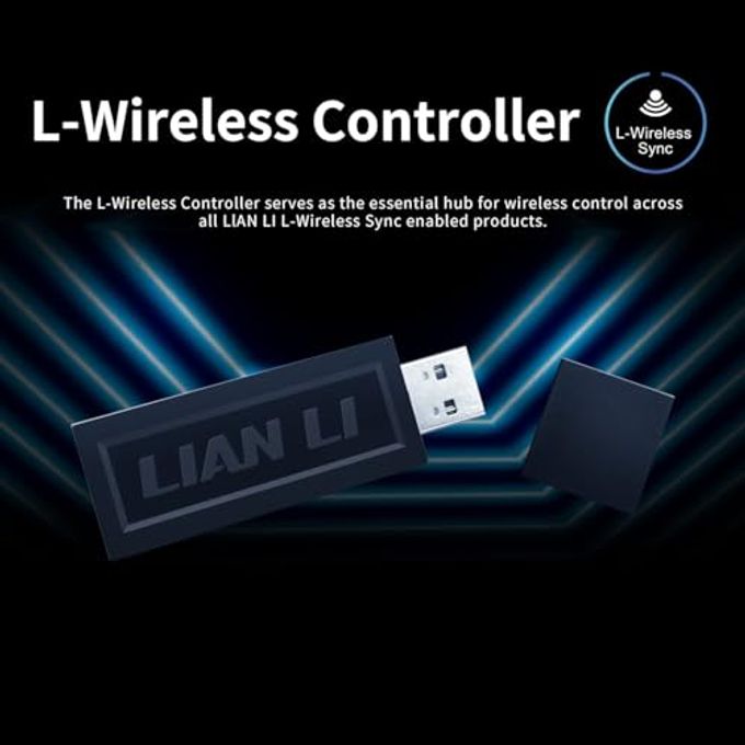 LIAN LI Uni Fan Tl Wireless 120-Single Pack (Reverse Blade)-2.4 Ghz Wireless Signal Argb Fan-Infinity Mirror-Daisy-Chain-Customizable Lighting-Controller Not Included & Required Black (12Rtl1W1B) - Image 3