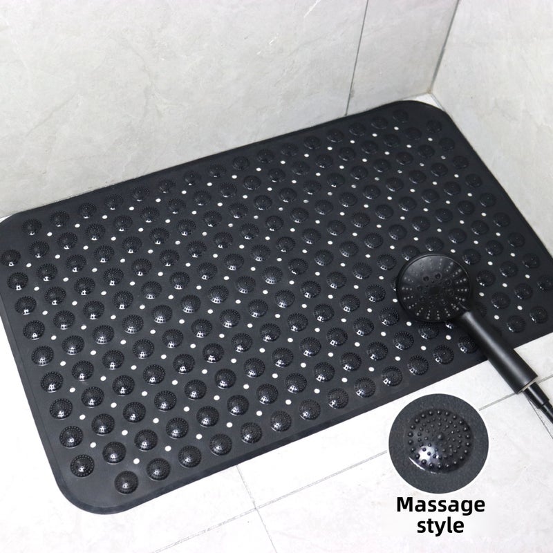 إسكدنيا Bathroom Anti-slip Mat Swimming Pool Bath Mat Black
