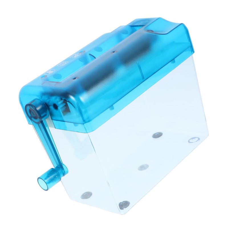 Manual Hand Crank Paper Shredder Portable for Home Office Documents Bills Receipts - Image 2