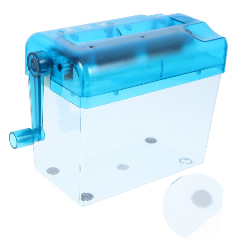 Manual Hand Crank Paper Shredder Portable for Home Office Documents Bills Receipts - Image 4