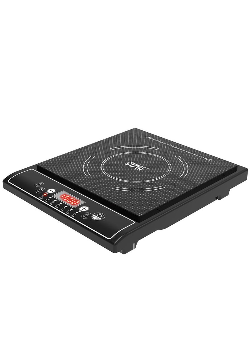 Winning Star Portable Induction Cooktop Burner, Electric Stove, Induction Hot Plate with LCD Sensor Touch, 1500W Countertop Cooker, Preset Modes & Shatter-proof Flat Glass - Image 4