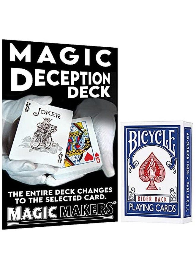 MAGIC MAKERS Magic Deception Deck Color Changing Magic Card Trick  - Image 1