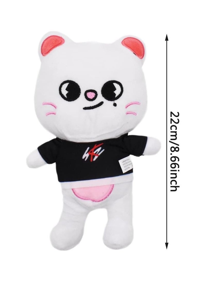 general Plush Toys Straykids Plush Toys Cute White Cat Doll Plush Animal Toys,Straykids Plush Toys Plush Toys - Image 3