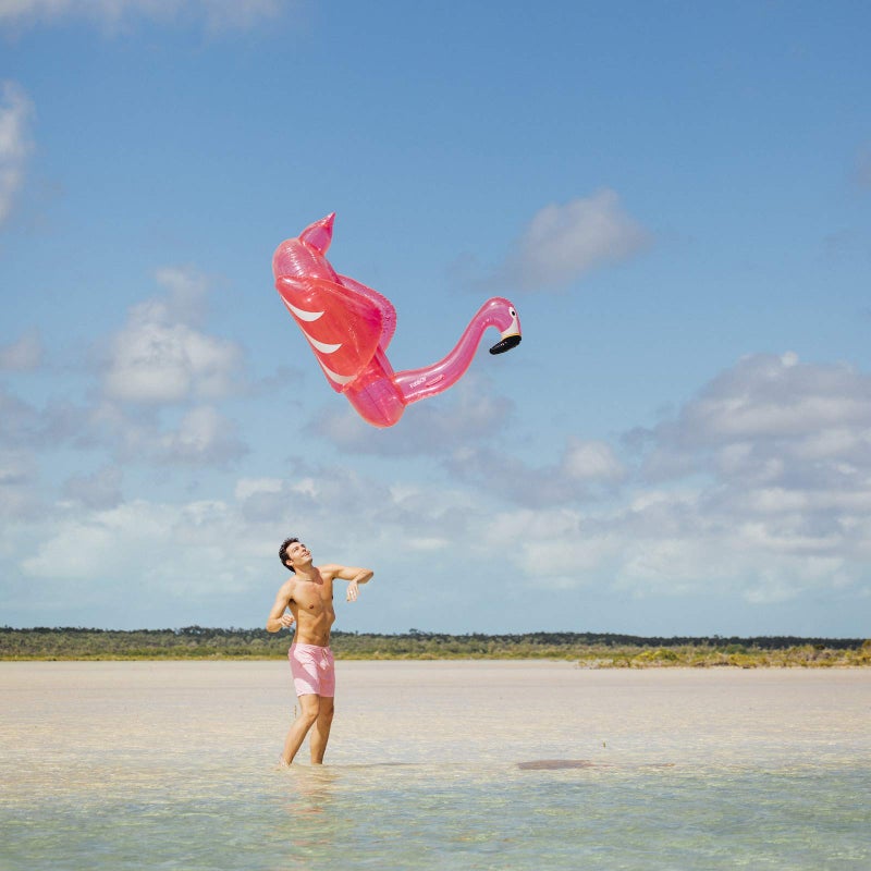 FUNBOY Giant Inflatable Glitter Pink Flamingo Pool Float, Cup Holder, Luxury Float for Summer Pool Parties and Entertainment - Image 3