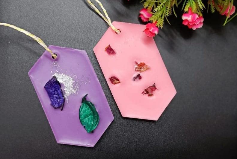 Candle Nest The Candle Nest Wax Sachet For Home Office Cabinets Handbags Cars Handmade Air Freshener Aromatic Sachets Combo Pack Flavored Rose Lavender Wax Sachet PurplePink 