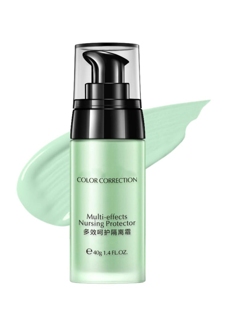 Excefore Anti-redness Face Primer, 40g Green Colour Corrector, Make up Primer for Red & Blemished Skin, Moisturising Foundation Base, Brighten Skin Tone, Grips Makeup To Last, Hydrating Isolation Cream - Image 1