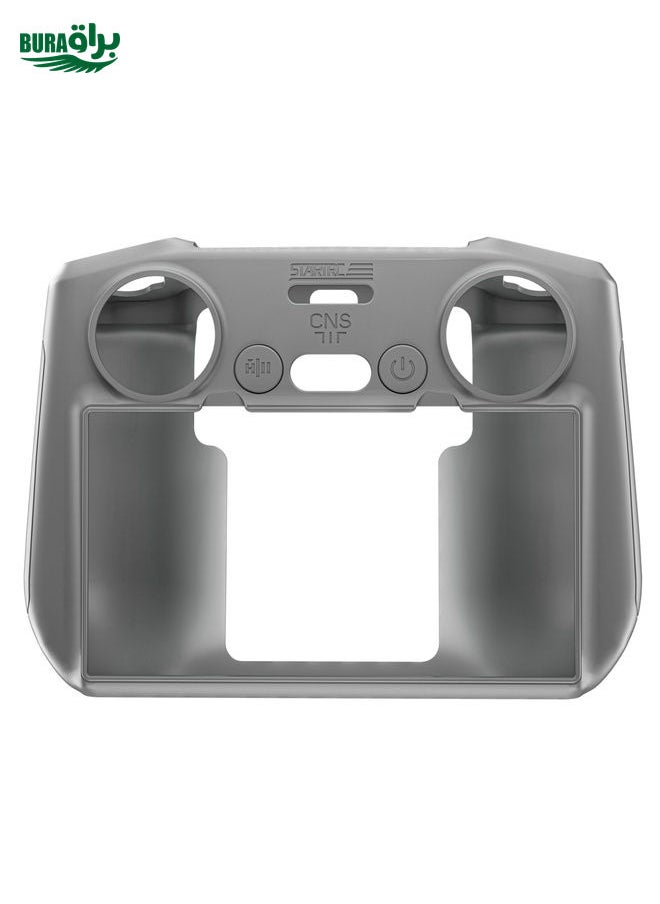 BURAQ For DJI Air 3 / RC2 Remote Control STARTRC Silicone Shockproof Anti-scratch Case (Grey)  - Image 2