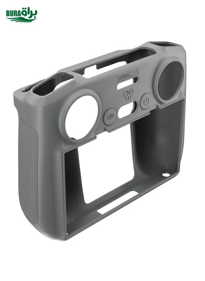 BURAQ For DJI Air 3 / RC2 Remote Control STARTRC Silicone Shockproof Anti-scratch Case (Grey)  - Image 4