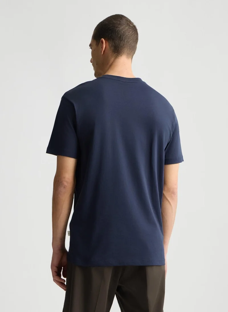 Liu Jo Blue T-Shirt with Embroidery