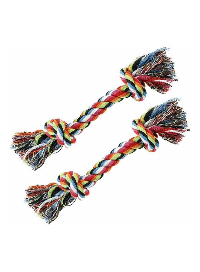 Golden Arrows Set Of 2 Cotton Puppy Rope Toys - 15 cm