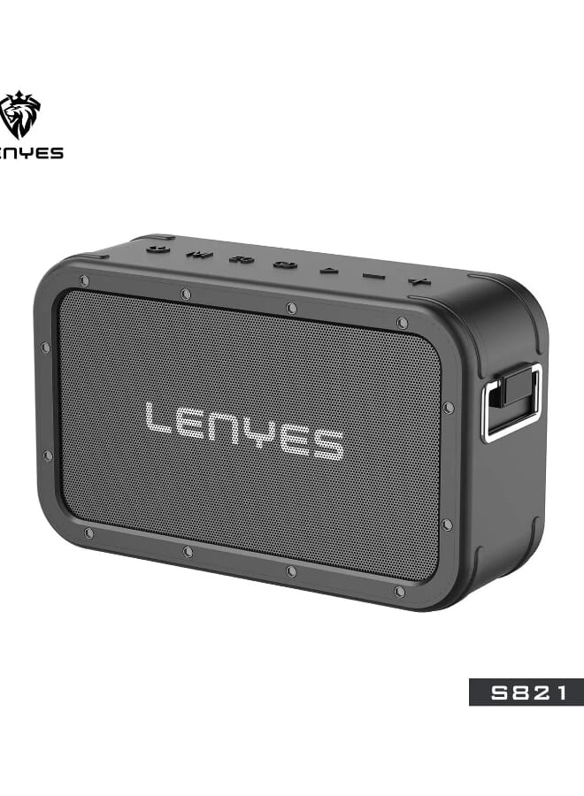 Lenyes DSF Heavy bass Wireless Speaker 120W HIFI Audio Black - Image 1