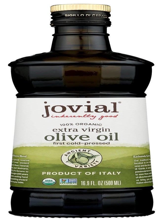 JOVIAL Organic Extra Virgin Olive Oil, 16.9 FZ - Image 1