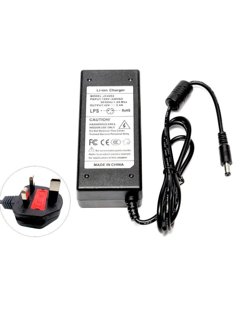 ELTRAZONE 42V 2A Scooter Electric Charger Adapter | Universal Fast Battery Charger for Xiaomi Mijia M365, Ninebot ES1/ES2 Electric Scooters, Quick Charging, Durable, Safe, and Efficient, Ideal for Scooter Accessories and Replacement Chargers  - Image 4