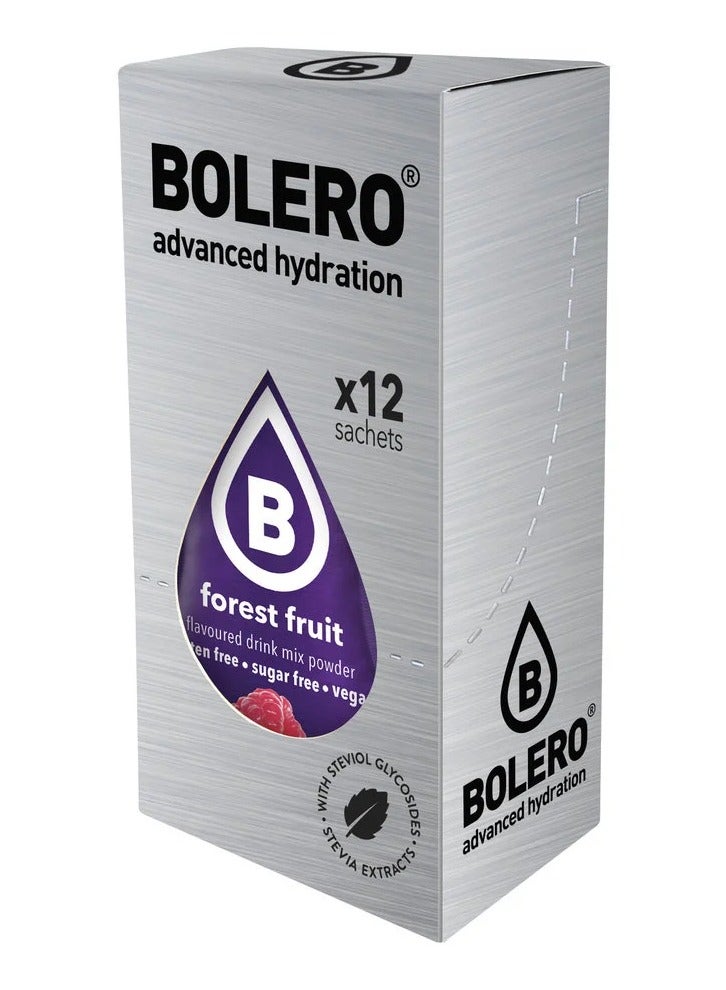 bolero Advanced Hydration Forest Fruits 12 Sachets  - Image 1