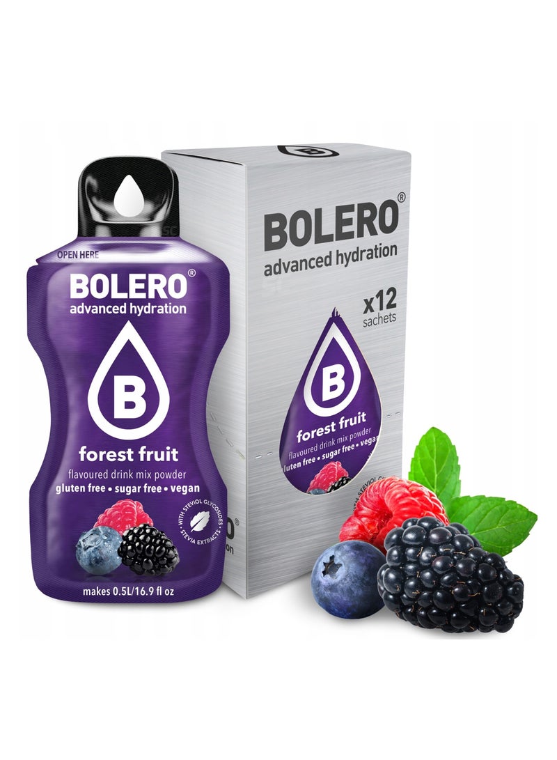 bolero Advanced Hydration Forest Fruits 12 Sachets  - Image 2
