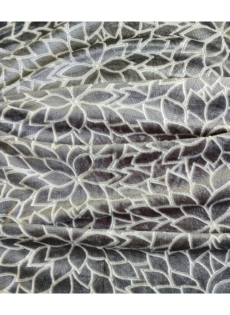 T G H Flannel Blanket Micro Fiber Throw Blanket, for All Season Fluffy Blanket Warm and Light Weight for Bed Throws & Sofa,Comfortable and Soft Flannel Fleece Blanket  - Image 2