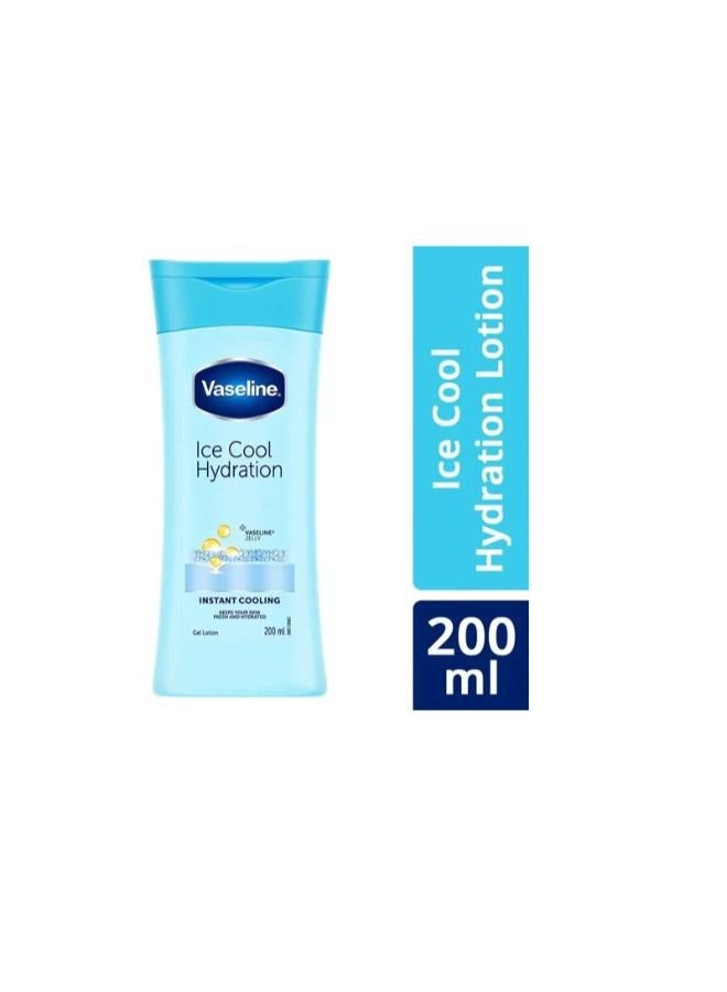 Vaseline 3 Pcs Vaseline Intensive Care Ice Cool Hydration Lotion, 200 ml - Image 3