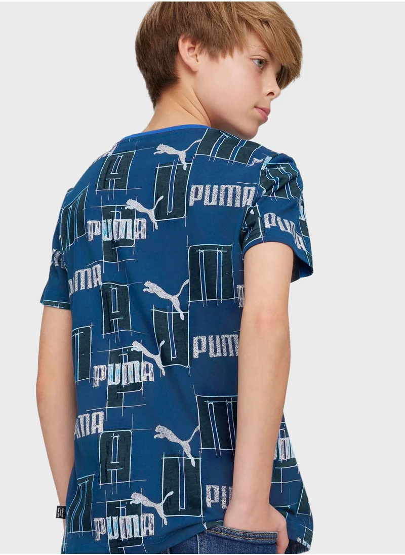 PUMA Kids Essential  Logo Lab T-Shirt