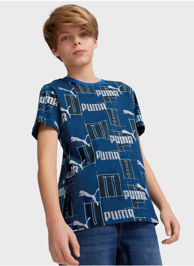 PUMA Kids Essential  Logo Lab T-Shirt