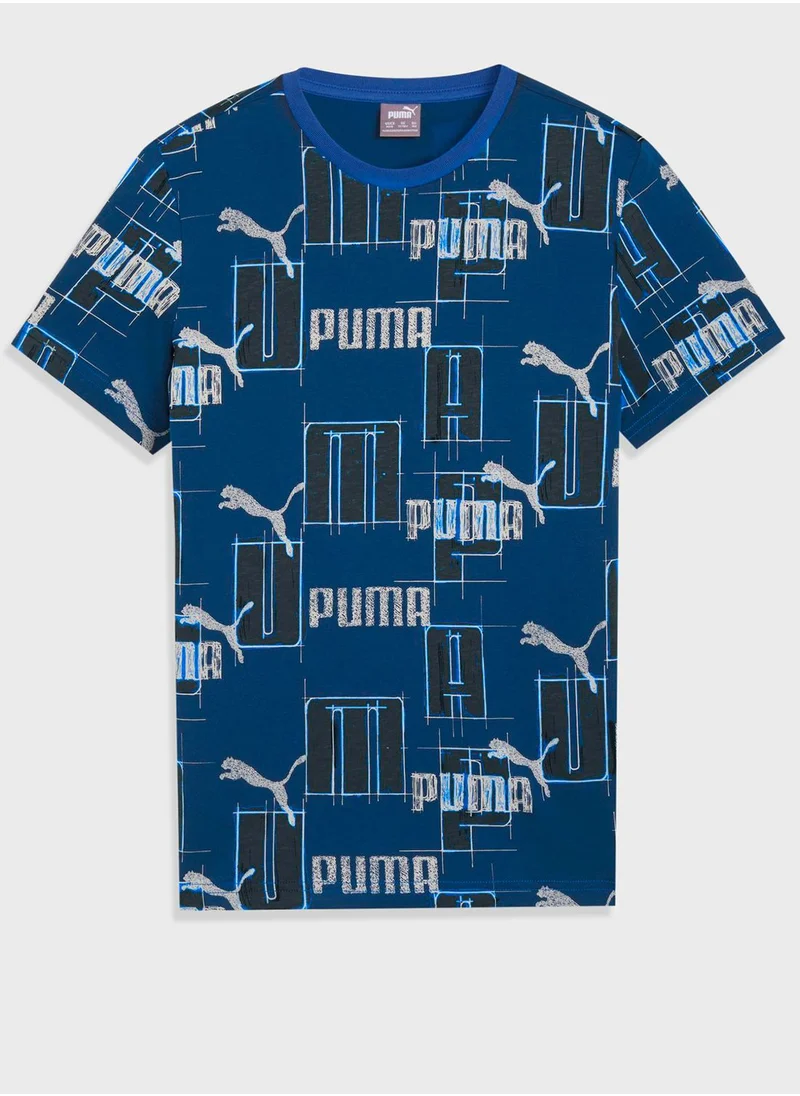 PUMA Kids Essential  Logo Lab T-Shirt