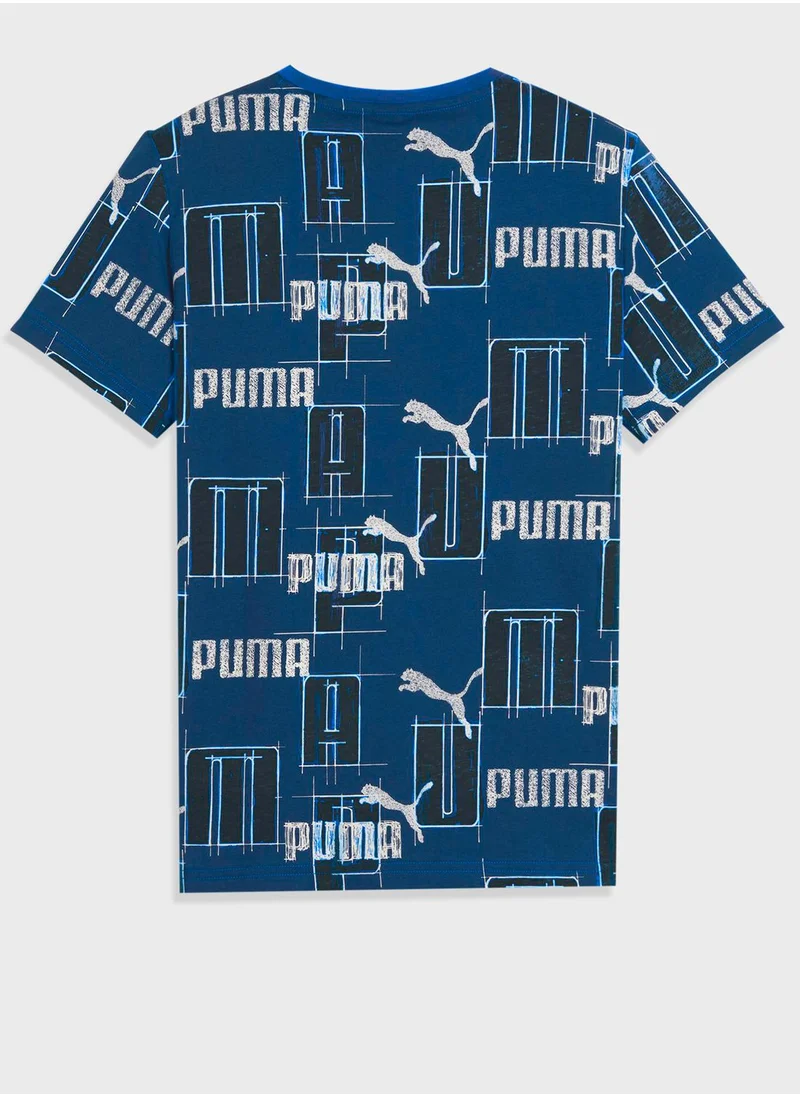 PUMA Kids Essential  Logo Lab T-Shirt