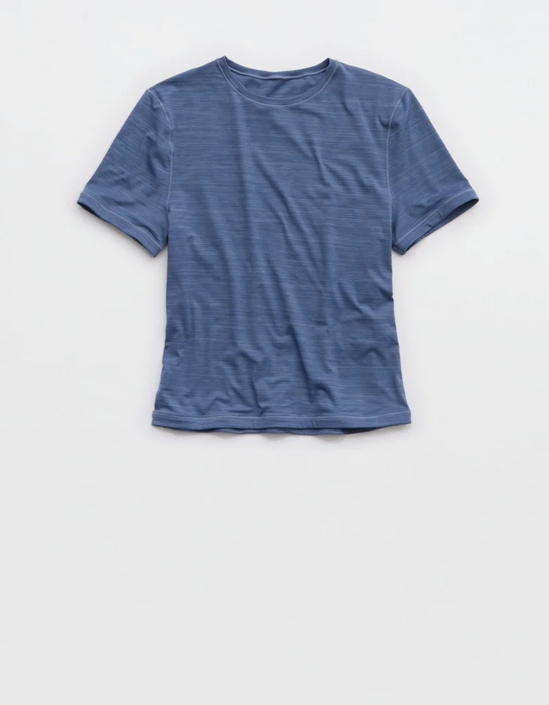 Aerie  Aerie SMOOTHEZ Short Sleeve Crew T-Shirt for Women | Best Price UAE