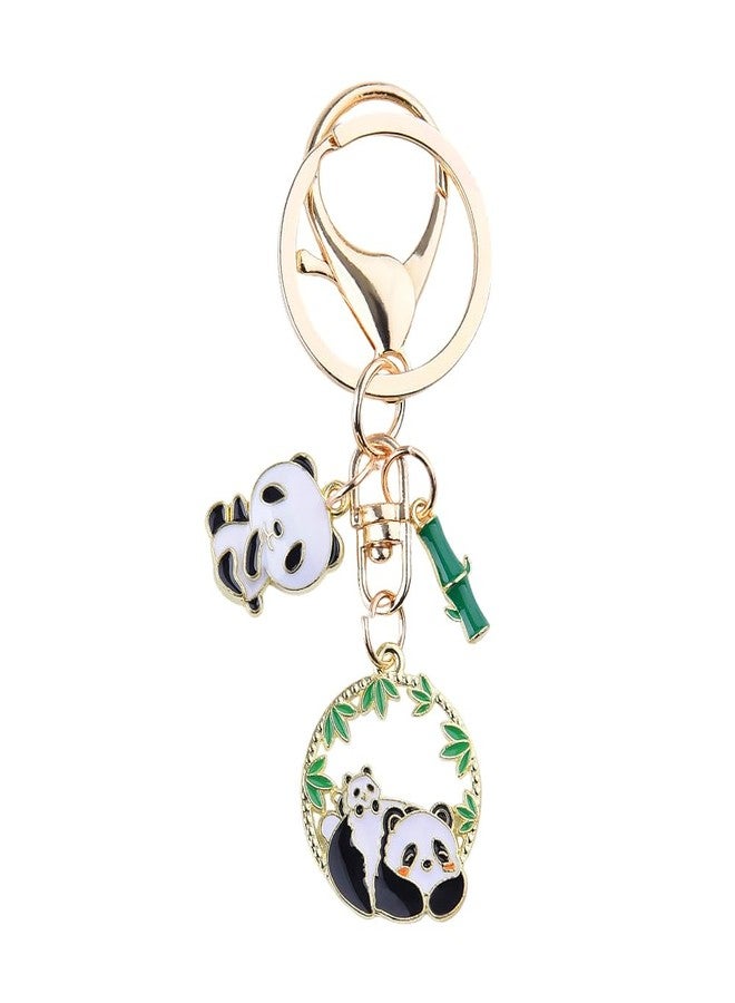 Yreamont Panda Keychain for Backpack Charms Kawaii Keychain Accessories for Women Men Cute Panda Gifts for Boyfriend Girlfriend Panda Lovers Birthday Christmas Gifts for Animal Lover Teens Adults - Image 1