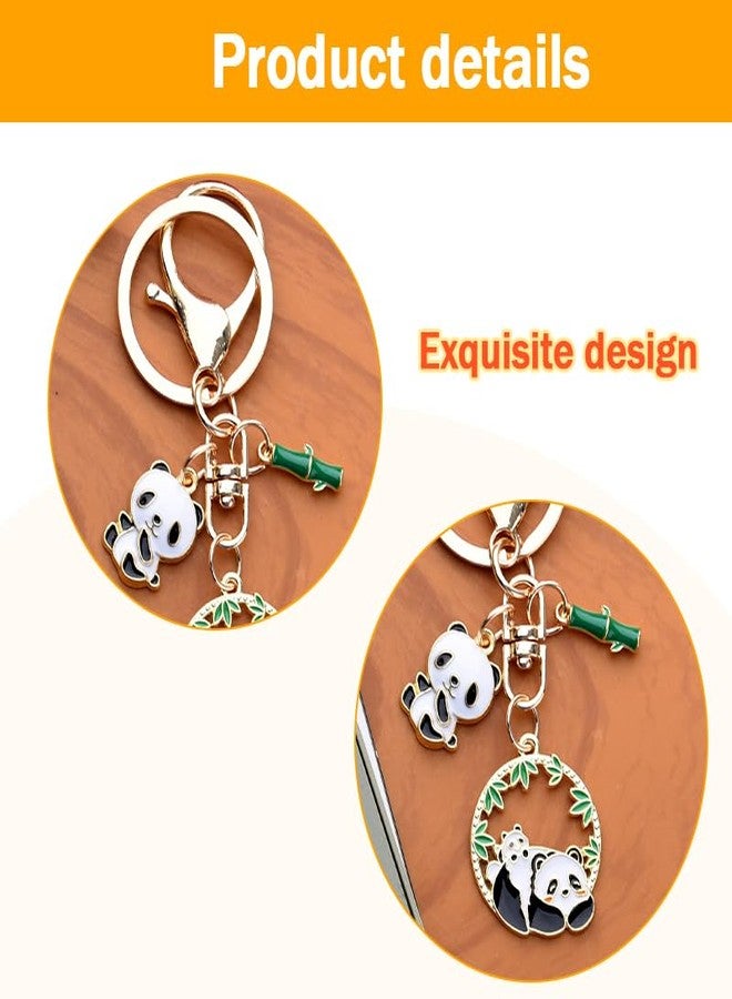 Yreamont Panda Keychain for Backpack Charms Kawaii Keychain Accessories for Women Men Cute Panda Gifts for Boyfriend Girlfriend Panda Lovers Birthday Christmas Gifts for Animal Lover Teens Adults - Image 3