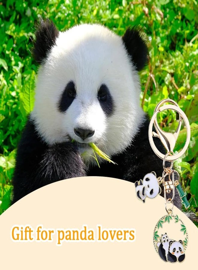 Yreamont Panda Keychain for Backpack Charms Kawaii Keychain Accessories for Women Men Cute Panda Gifts for Boyfriend Girlfriend Panda Lovers Birthday Christmas Gifts for Animal Lover Teens Adults - Image 4