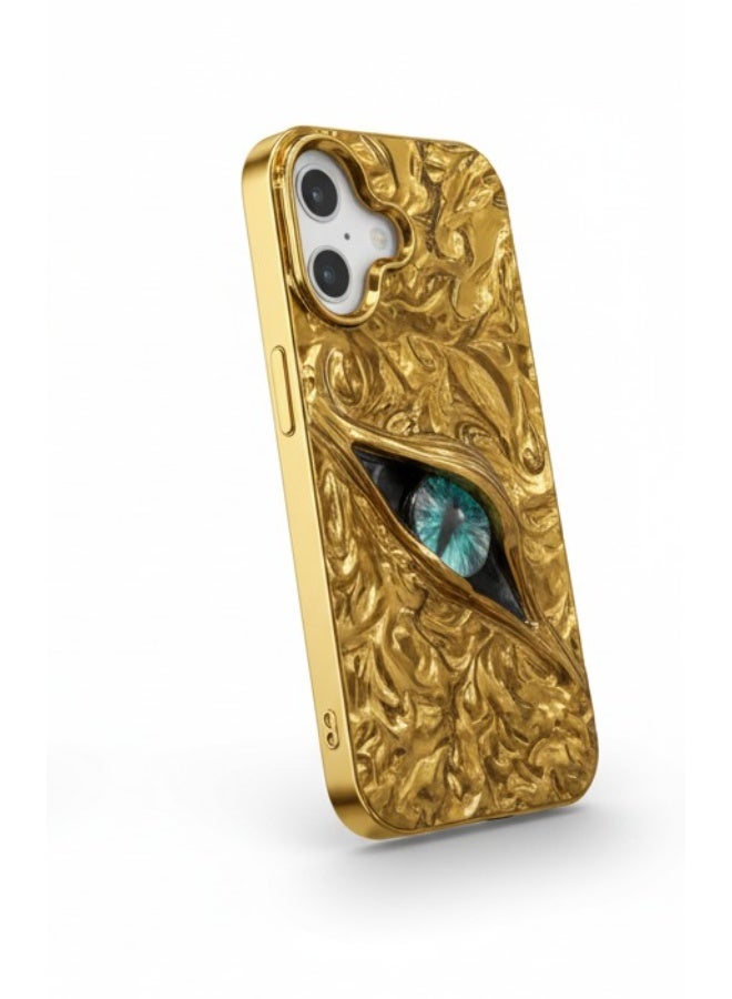 Mystic Eye Armor Cover for iPhone 17 - Gold - Image 2