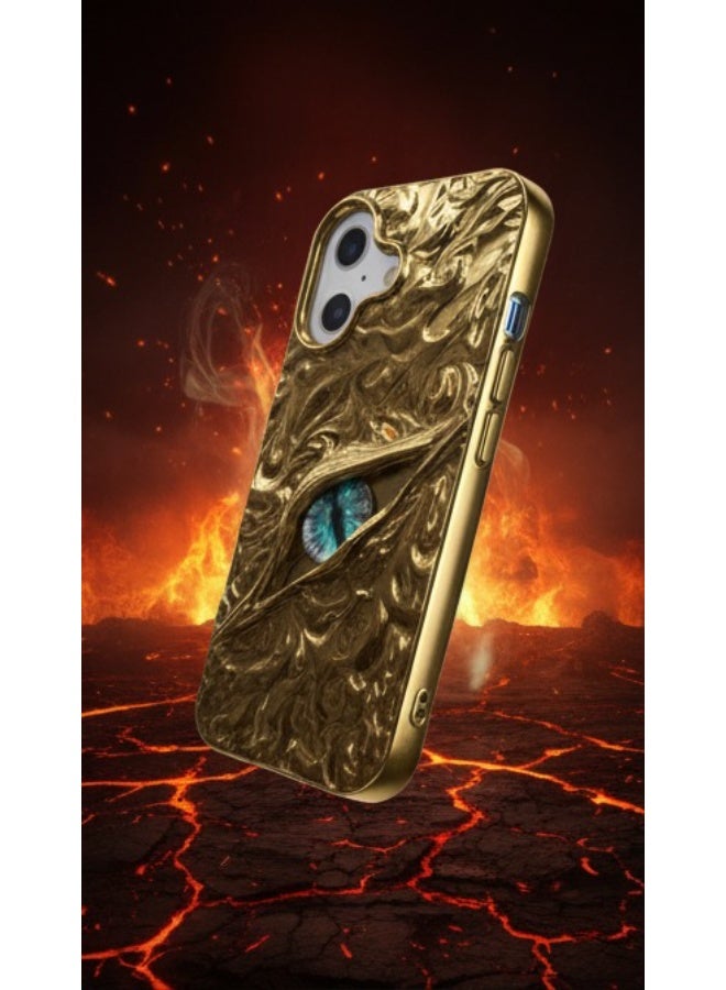Mystic Eye Armor Cover for iPhone 17 - Gold - Image 3