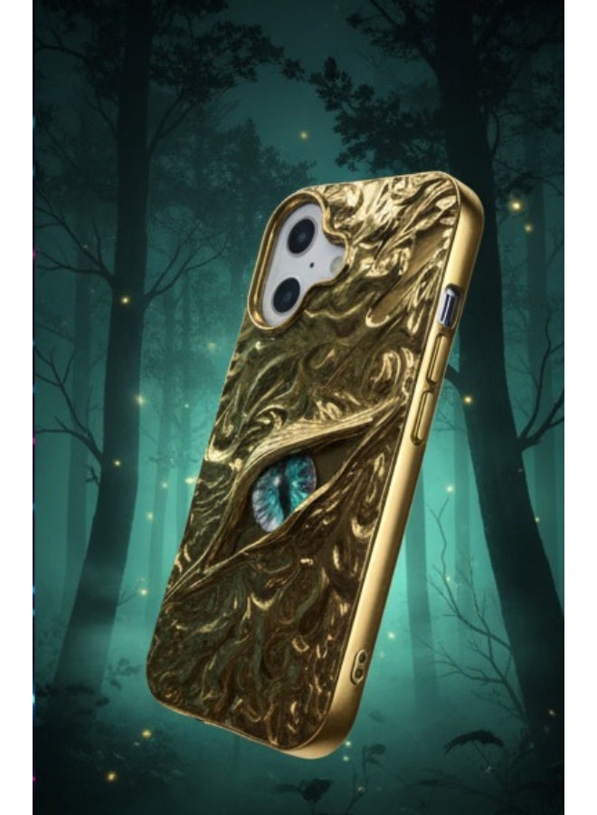 Mystic Eye Armor Cover for iPhone 17 - Gold - Image 4