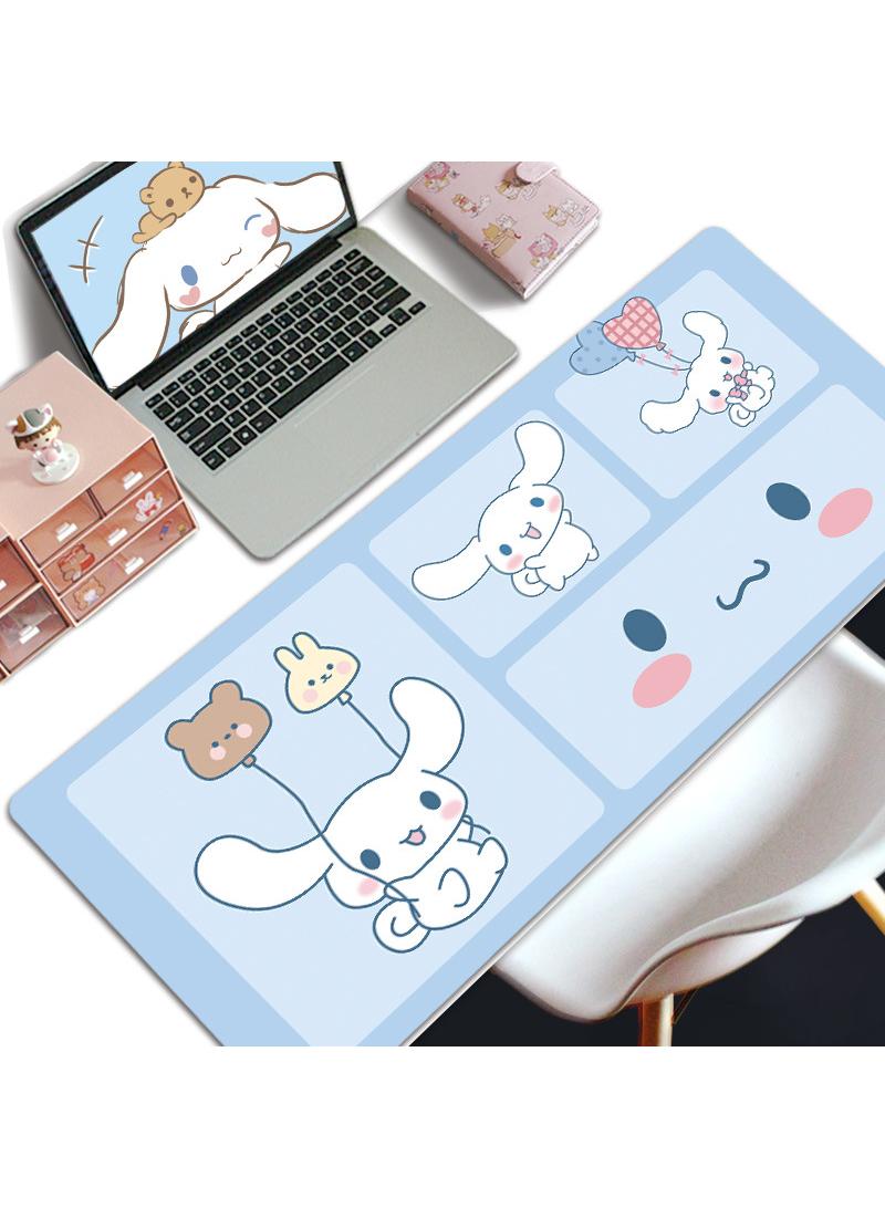 Y&D Cinnamoroll Gaming Mouse Pad Extended Large Mat Desk Pad Stitched Edges Mousepad Long Mouse Pad And Non-Slip Rubber Base Mice Pad 800x300x5mm - Image 1