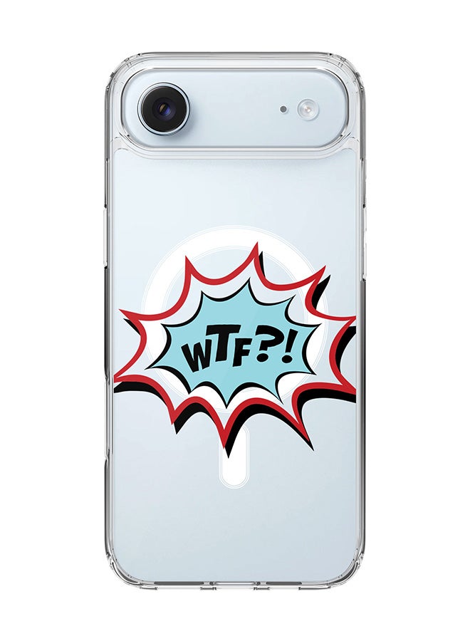 Stylizedd Classic Clear MagSafe Case for iPhone 17 Air , Hybrid Soft Case Flexible Edges Anti Drop TPU PC Gel Thin Transparent Cover [ Designed for iPhone 17 Air ] - WTF