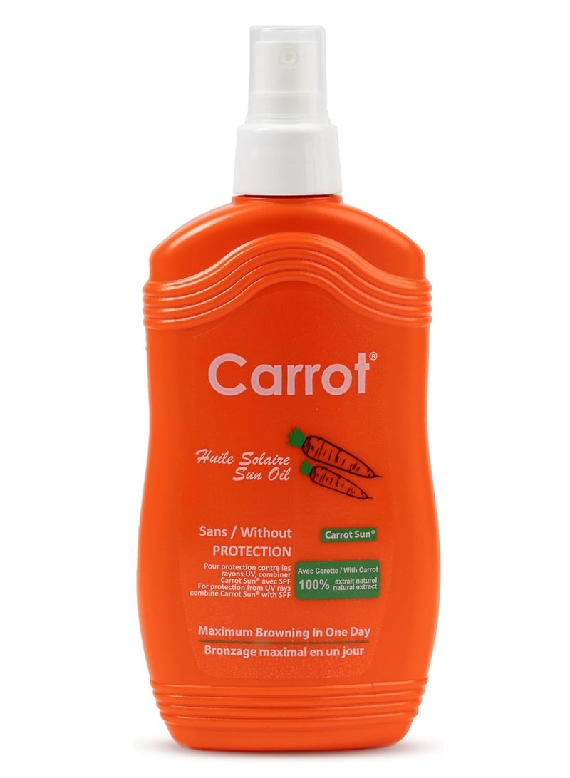 زيت الشمس للجزر للحماية 200 مل