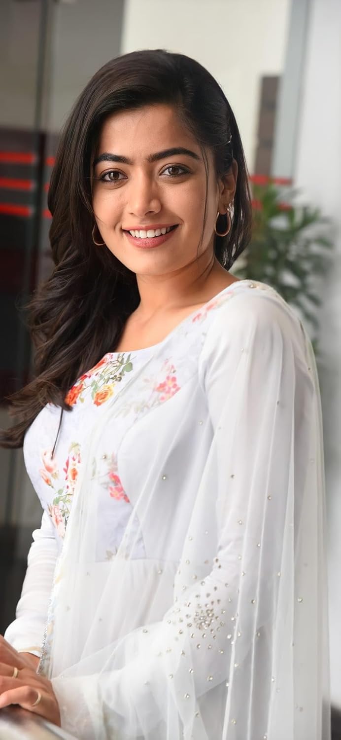 Moment Prints Rashmika Mandanna Posters 13x19 Inch | 300 GSM Paper | Decorate Your Room |Premium-Quality Posters | Rashmika Mandanna Poster - Image 1