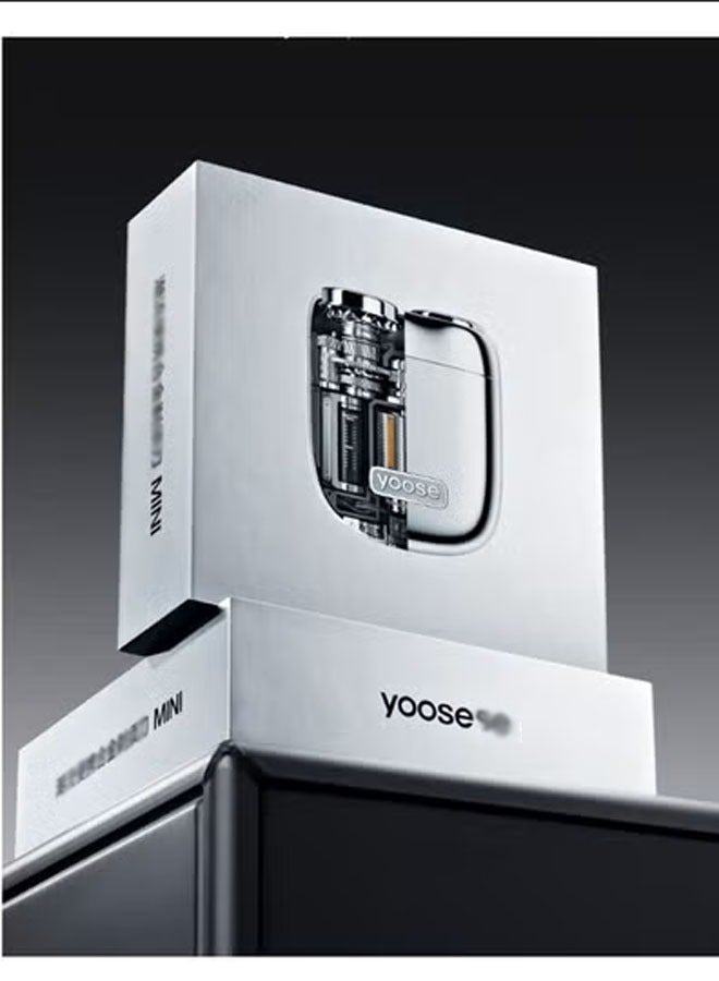 يوز ماكينة حلاقة كهربائية بسيطة للرجال - ماكينة حلاقة صغيرة محمولة للسفر مع رأس عائم، حجم صغير للغاية، مقاومة للماء، شحن سريع من النوع C، ضوضاء منخفضة، مثالية للعناية الشخصية في أي وقت (فضي) - Image 2