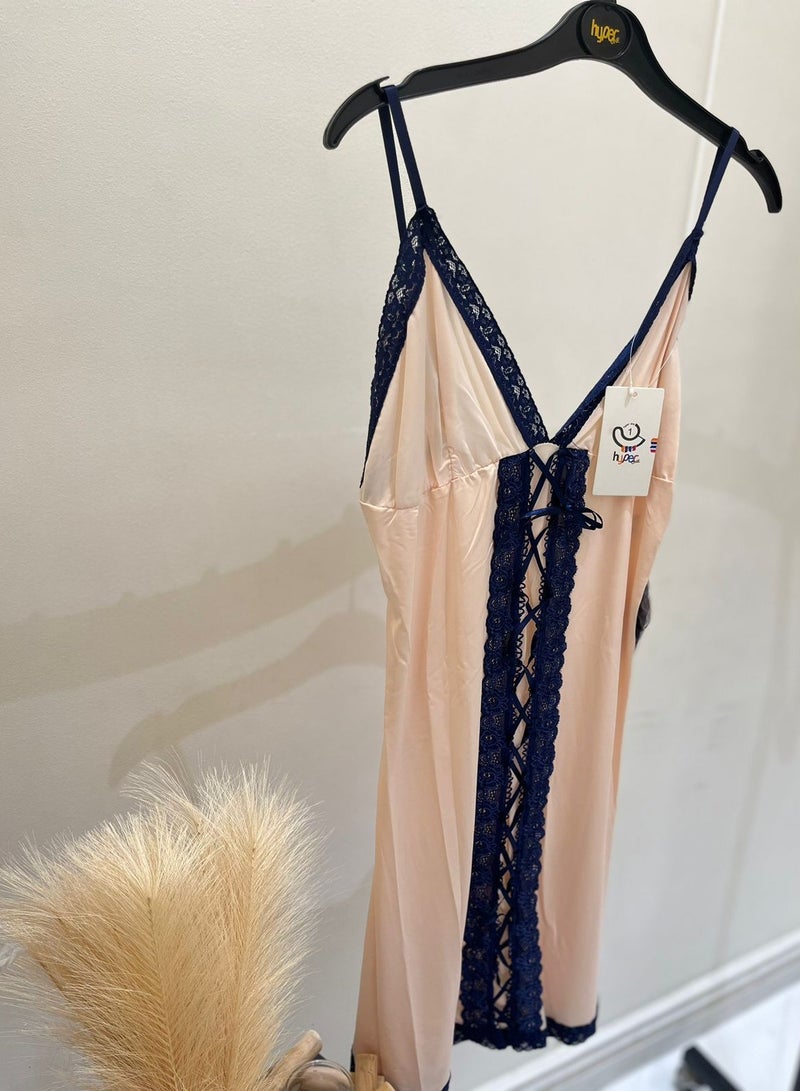 Hyper One Women's Nightgown with a Distinctive Design Yellow - Image 1