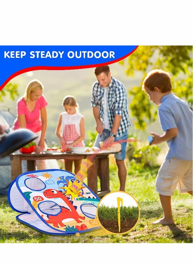 3 in 1 Kids Bean Bag Toss Game, Outdoor Toys for Boys, Interactive Outside Games for Family Camping Party, Great Birthday for Kids Todders - Image 2