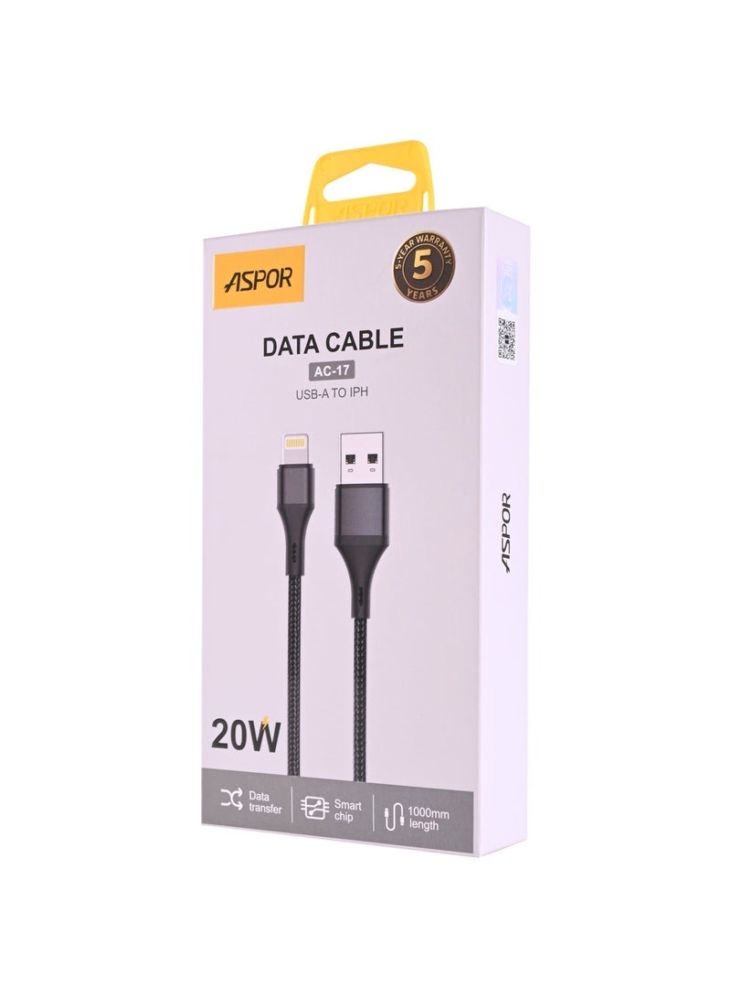 أسبور كيبل جوال ASPOR AC-17 – قوة وأداء فائق 🔋 - Image 1